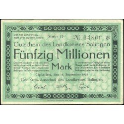 Opladen 50,000,000 Mark 1923