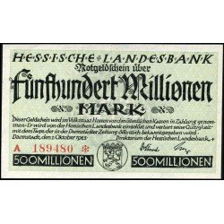 Darmstadt 500,000,000 Mark 1923