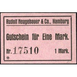 Hamburg - Rudolf Neugebauer & Co. 1 Mark