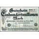 Eschweiler et Stolberg 100.000.000 Mark 1923