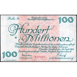 Dresden-Neustadt 100 Mio. Mark 1923