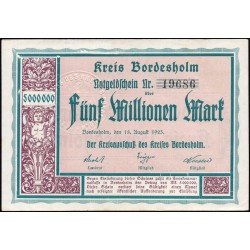 Bordesholm 5 million marks 18.08.1923