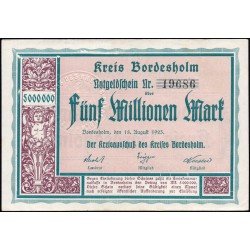 Bordesholm 5 millions de marks 18.08.1923