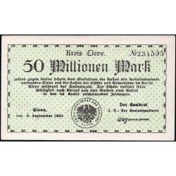 Cléveris 50 millones de marcos 05.09.1923