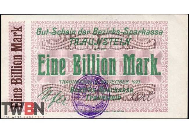 Traunstein 1 trillion marks